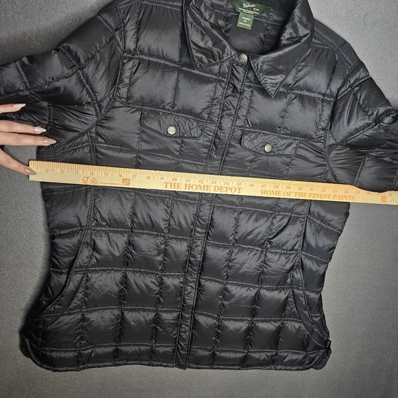 Woolrich Womens Plus 2XL Goose Down Filled Puffer Coat Jacket Black Quilted - Picture 15 of 16